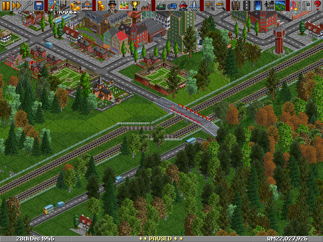 More double-lane rails.