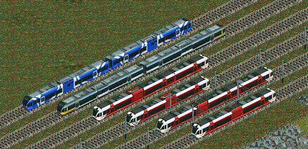 italian and arriva trains