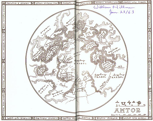 Burroughs' Amtor Map