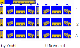 1-engine car<br />2-passenger car<br />3-tail car