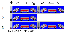 1-Engine car<br />2-passenger car<br />3-tail car