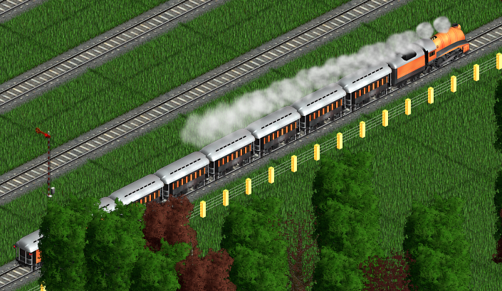 A new train, going to Teedfield.