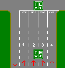 Multi lane example