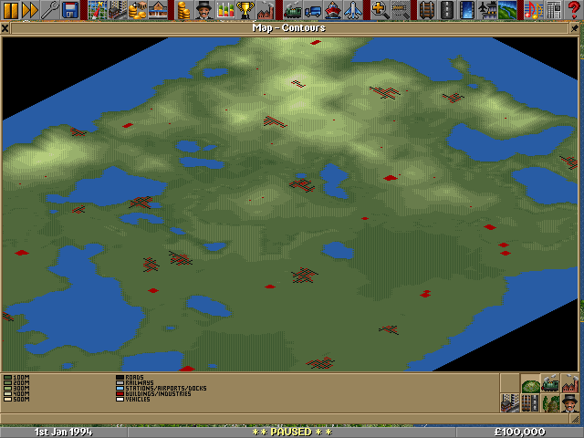 Desert terrain map. Mountains reduce smoothly to a desert valley, then back up to mountains. (on Mountainous of course!)