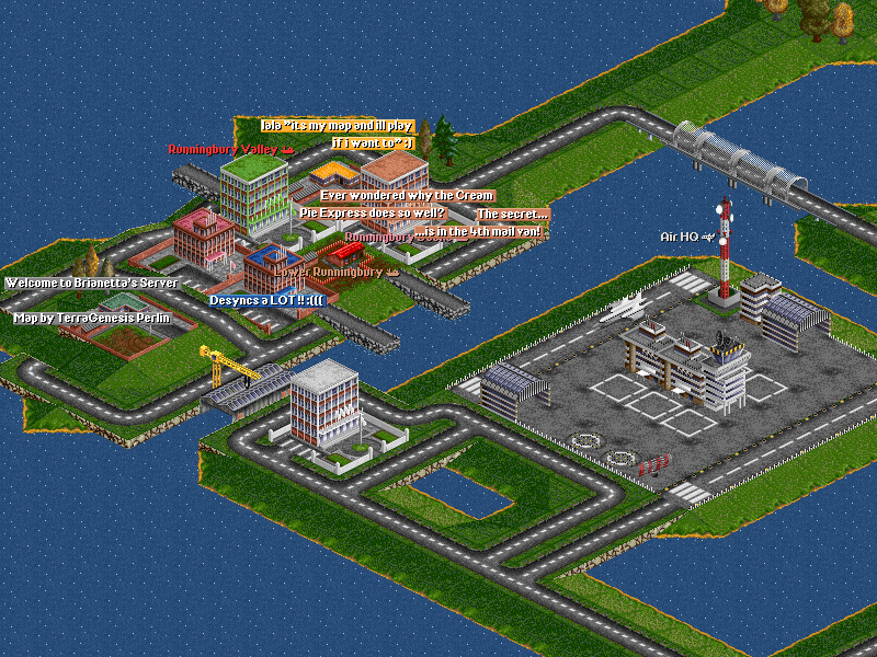 Every online game has an HQ island! Don't miss the revelation of the Cream Pie Express. :P