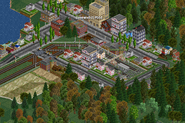 And our journey ends at Sonnwell, gateway to the mountains beyond, and one of the few major spots on the network to not see as much of an asian influence in it's construction. Rumour around town is that the terminus is due to be expanded, and the main-lin