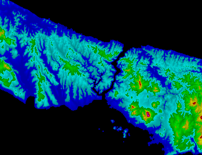 Heightmap of Istanbul City