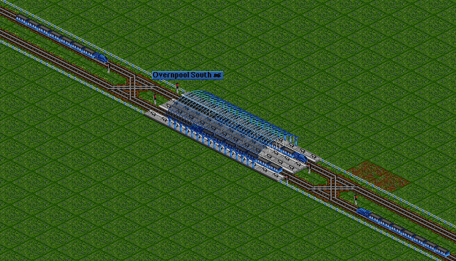 bi-directional station layout