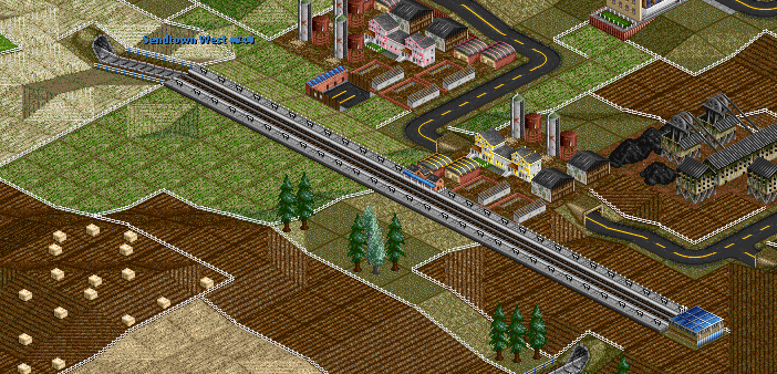 Screenshot #2: MagLev is exchanged with rail road track