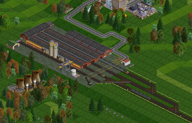 A heavily used, Service and Fuel Depot for passenger trains... A small Class 08 Diesel Manages the yard... (Created using ISR 0.8.0, Open GFX, SAC's Stolen Trees, Pikkas Urban Renewal, UKRS, TTRS 3, and Bigger Depots)