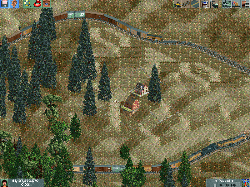 The UP freight hitting the tunnel