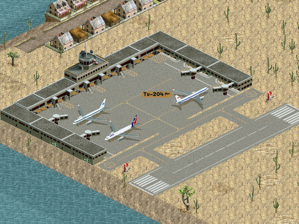 Three liveries on the airfield