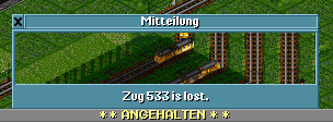 German message missing