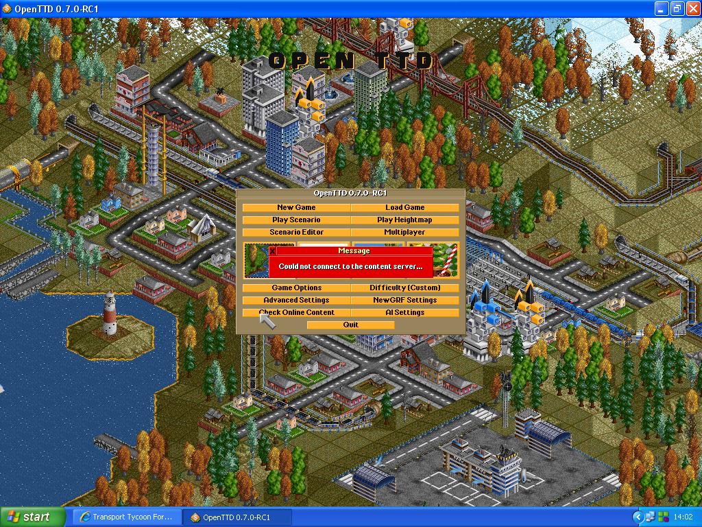 error message