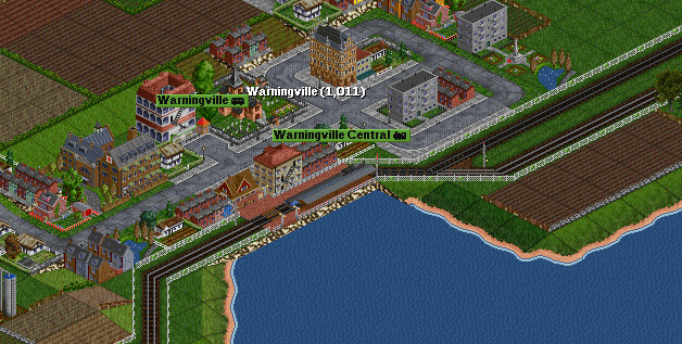 Another lovely town. There's actually a train in the station, but it's kind of hard to spot