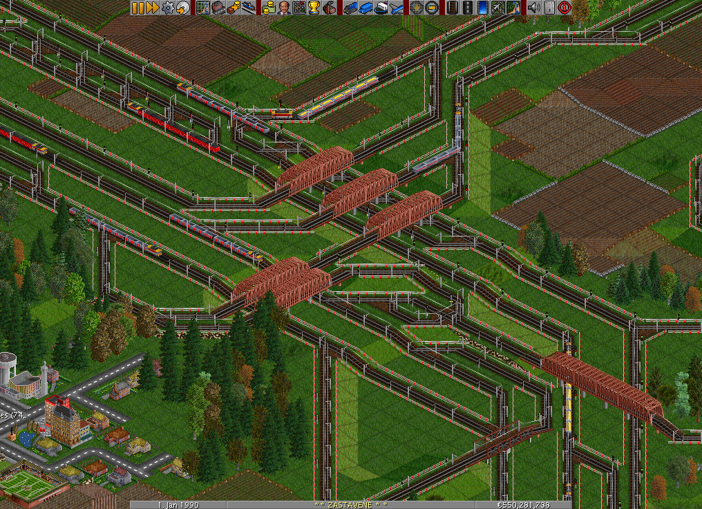 Another 60 coal trains were lost somewhere in this spaghetti.
