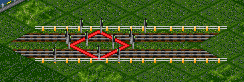 select track piece where to remove signals (lower track on the selected tile)