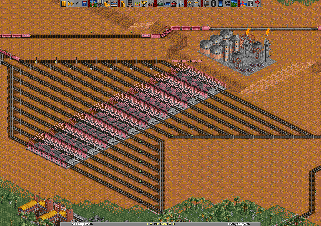 The largest station in the game. Should be much busier eventually.