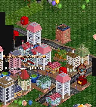 piggybank in town