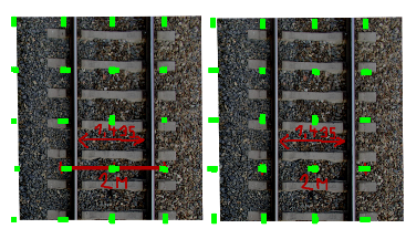 A 1x1 meters grid