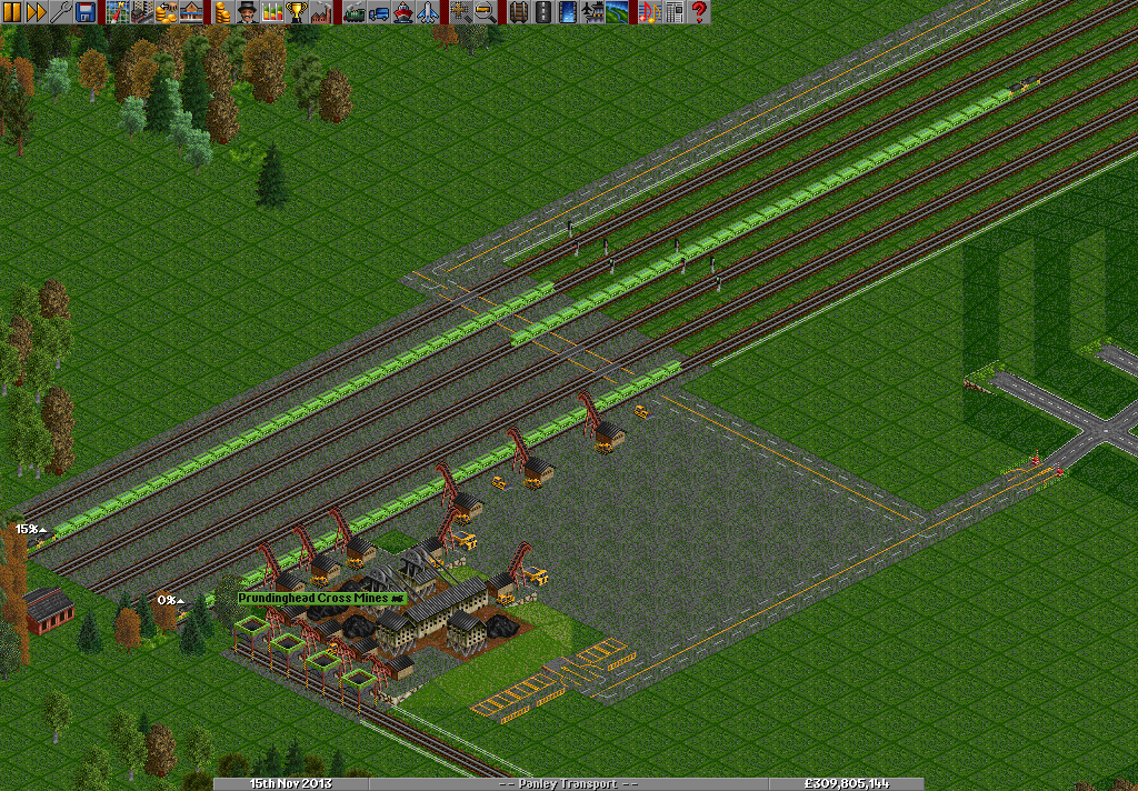 Two behemoths fill up whilst another leave on its journey.
