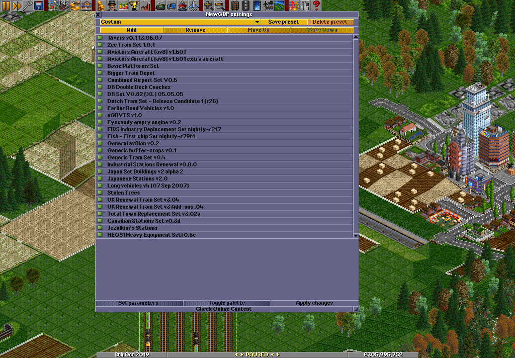 List of GRF's
