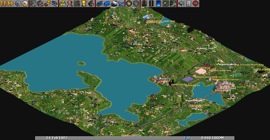 overview over my test game map