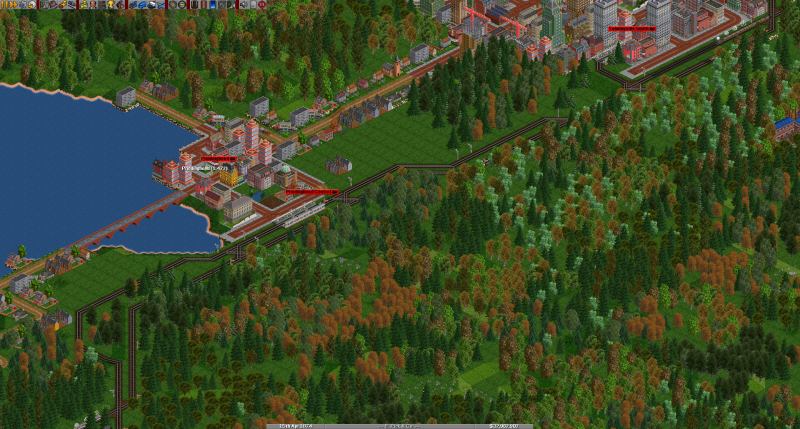 Prindinghead has received a railway station and the coal mine has been upgraded and realigned.