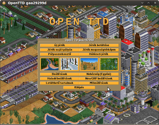 The opening screen in 640x480.