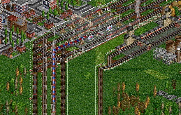 Peak-Hour Parcel trains pass through a busy suburban station