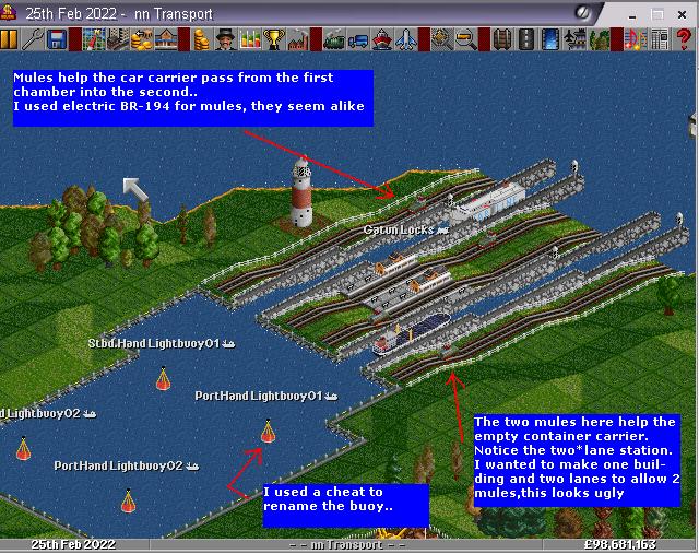 the new design for gatun locks entrance..