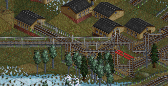 normal rail and e-rail depots