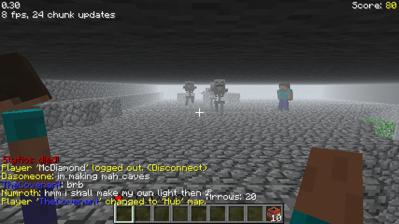 My screenie... Too bad, mobs are spawning way too often on servers :/