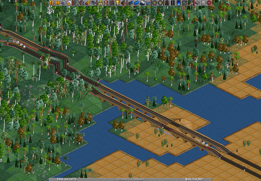 Old double track layout