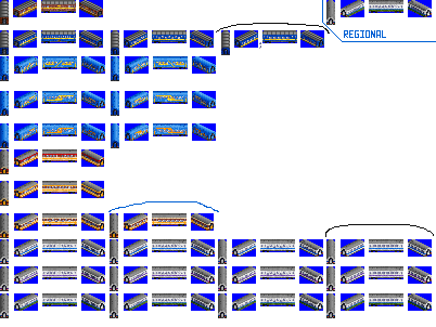 Sprites modified for passenger coaches. I have drawn big windows in one side of the coach with beds (like real wagons). Also, I have added a livery ready for two company colours.