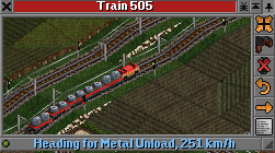 steel on flatbed wagon