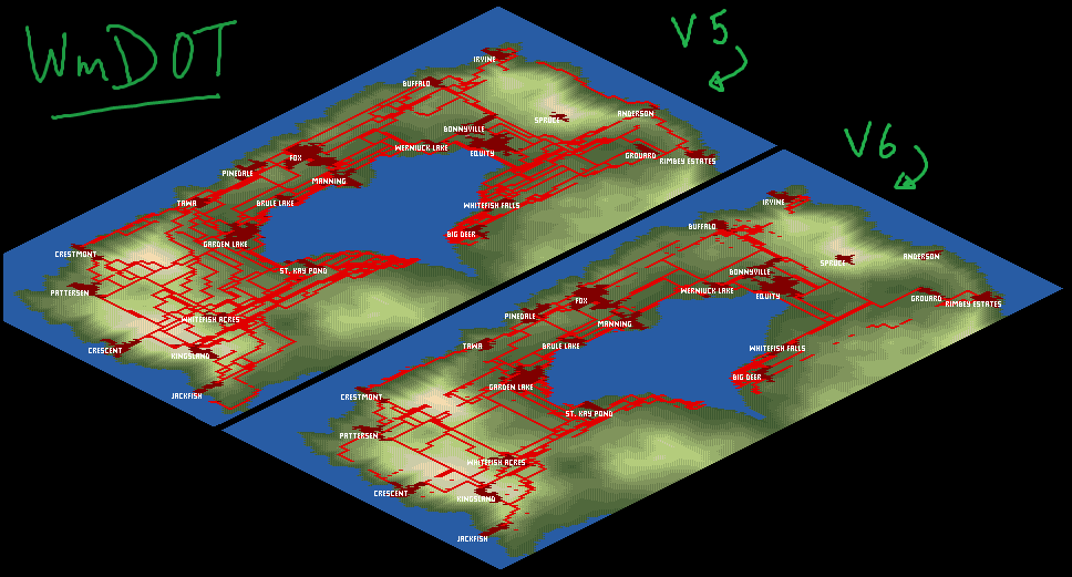 WmDOT v5 vs v6