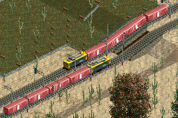 Screenshot, with two new locomotives.