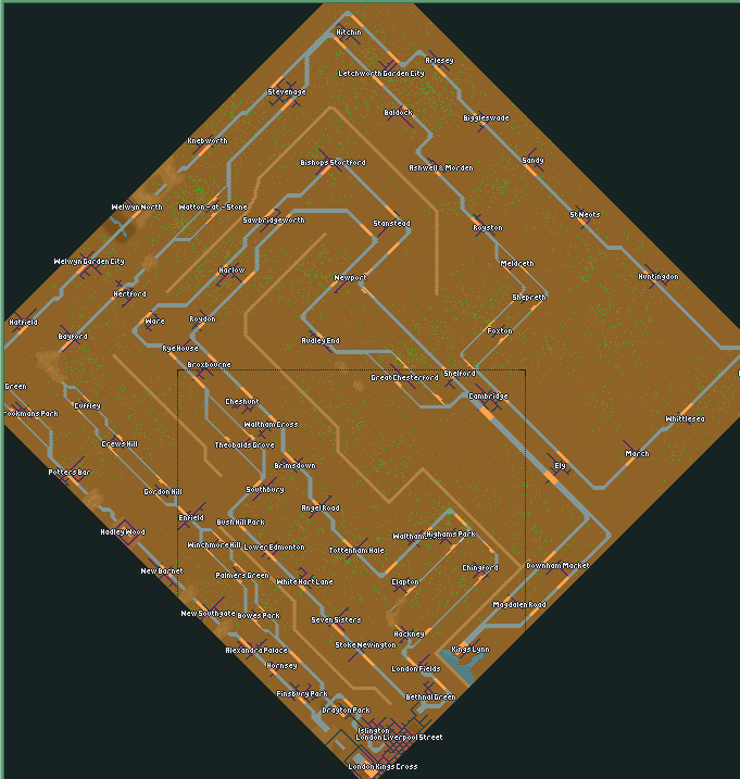 the routes