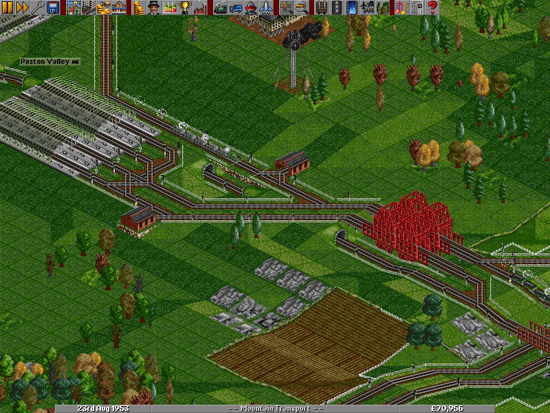 Nice junction! I used the tunnel to avoid having to move lots of earth or make trains go up big gradients.