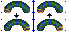 And both in one file :) The arrows indicate where the highlight is (higher/lower)