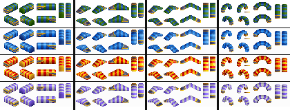 There goes, I added 3 random company colours to show it somehow else than in the blue and green which I believe every newgrf author using 2cc is already too fed up with :D