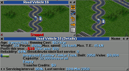 both trucks are the same model, the one at the left is shorter.