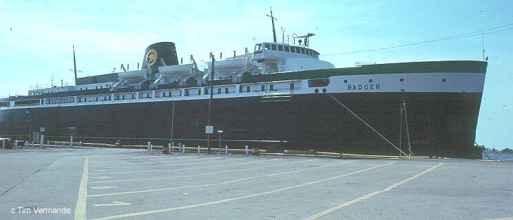 Chessie Car Ferry 'Badger'.