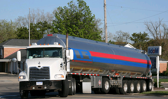 i was thinking of this: (the truck in picture has a loading capacity of 13.400 gallons = 50.700 liters)