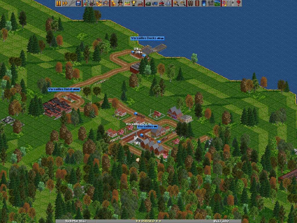 Soon the board realizes the potential profit to be made ferrying passengers around the hamlet of Versailles.