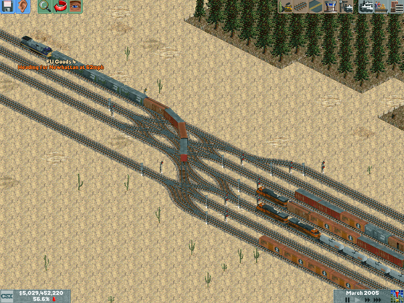 Just a mixed freight goods terminal with a flipped CSX heading out to deliver some goods over to small town while two BNSFs get ready to head to town or get some cargo.