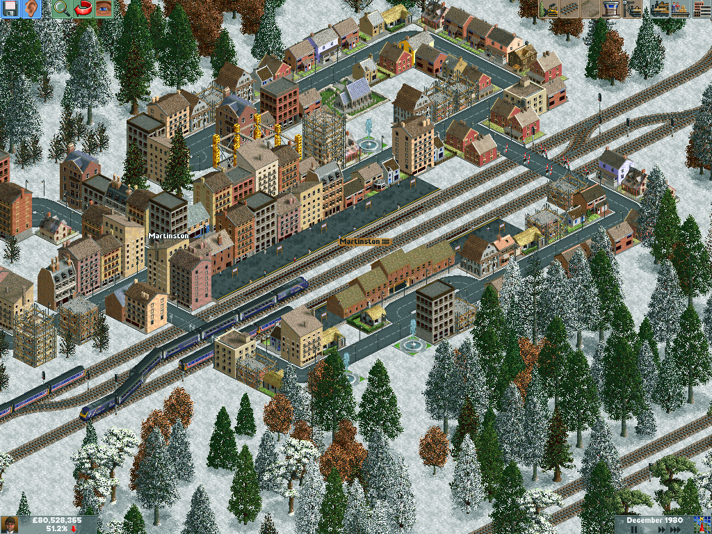 Testing new station layout with one track for InterCity and freights trains. Working really good so far. However traffic is not heavy.