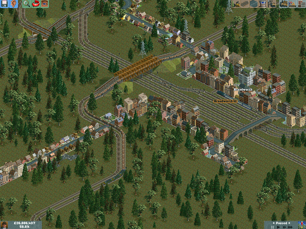50 tile long lumber freight train