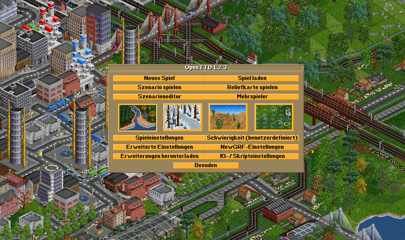 This is what you see if you open openttd (like it is today)